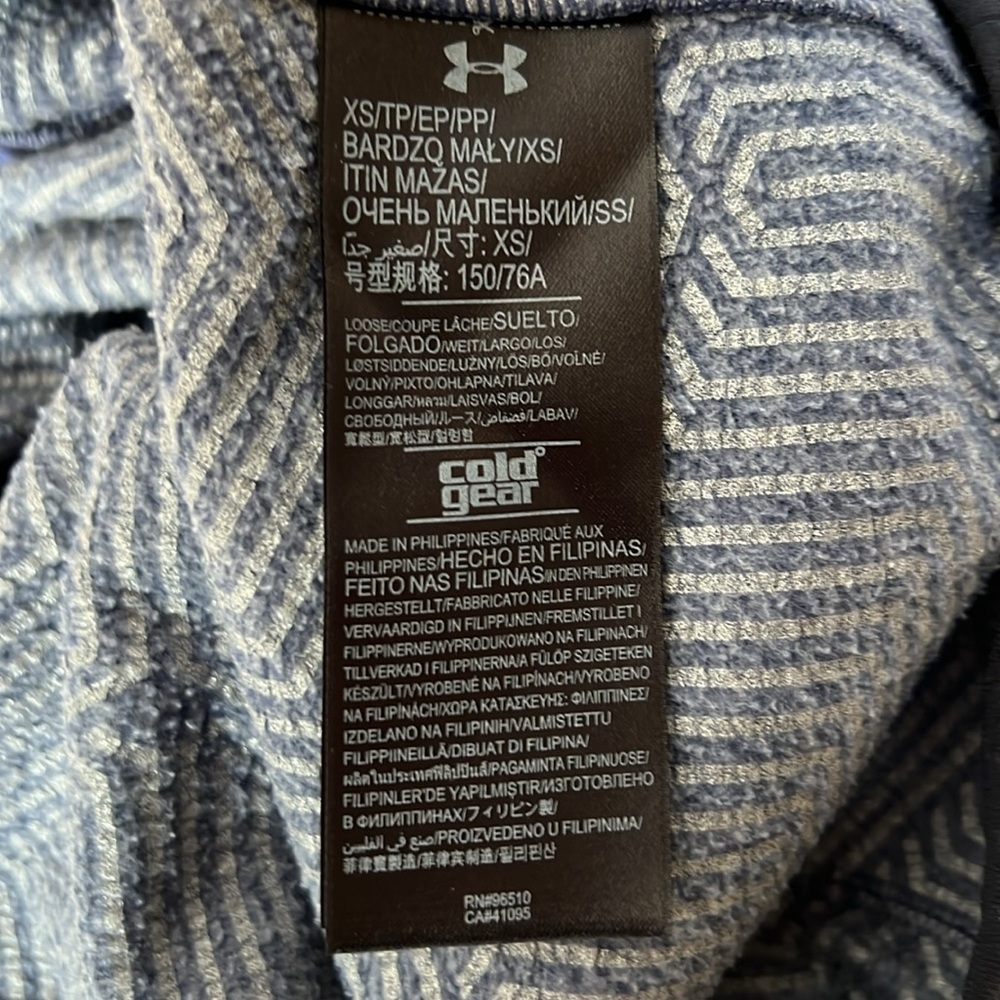 UA Coldgear Infrared Fleece Pullover Popover Women’s Hoodie with Pockets - Picture 11 of 13